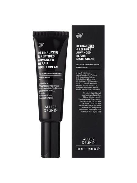 Крем нічний антивіковий з ретиналем 0.1% Allies of Skin Retinal & Peptides Advanced Repair Night Cream, 48 мл NC003244 фото