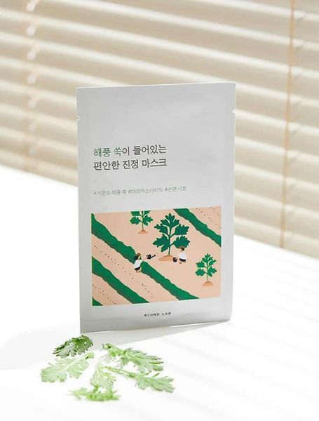 Заспокійлива маска ROUND LAB Mugwort Calming Mask Sheet 25 ml NC000479 фото