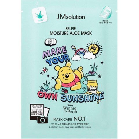 Зволожуюча тканинна маска для обличчя з екстрактом алое JMsolution Disney Selfie Moisture Aloe Mask, 30 ml NC002018 фото