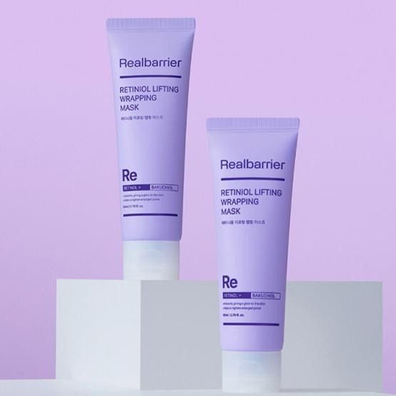 Маска-плівка підтягуюча з ретинолом Real Barrier Retinol Lifting Wrapping Mask, 80 мл NC004226 фото