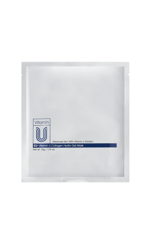 Гідрогелева маска подвійної дії для наповнення та сяйва шкіри CU SKIN Vitamin U Collagen Hydro Gel Mask, 34 г, 1 шт NC003593 фото