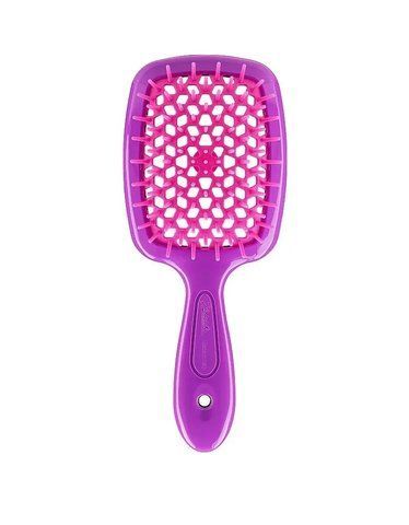 Гребінець для волосся Janeke Superbrush small фіолетовий з рожевим NC003018 фото