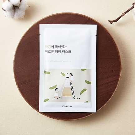Поживна тканинна маска з екстрактом чорних соєвих бобів ROUND LAB Soybean Nourishing Mask Sheet 27ml NC000485 фото