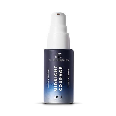Нічне масло з ретинолом PSA Midnight courage rosehip & bakuchiol retinol night oil, 15 ml NC001580 фото