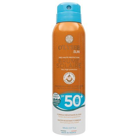 Ароматизований сонцезахисний спрей SPF50+ O'LYSEE Very High protection Sun Mist SPF 50+, 75 мл NC004682 фото