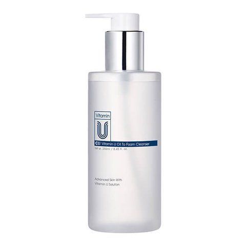 Очищувальна гідрофільна олія-пінка 2 в 1 CU Skin Vitamin U Oil To Foam Cleanser, 250 мл NC001507 фото