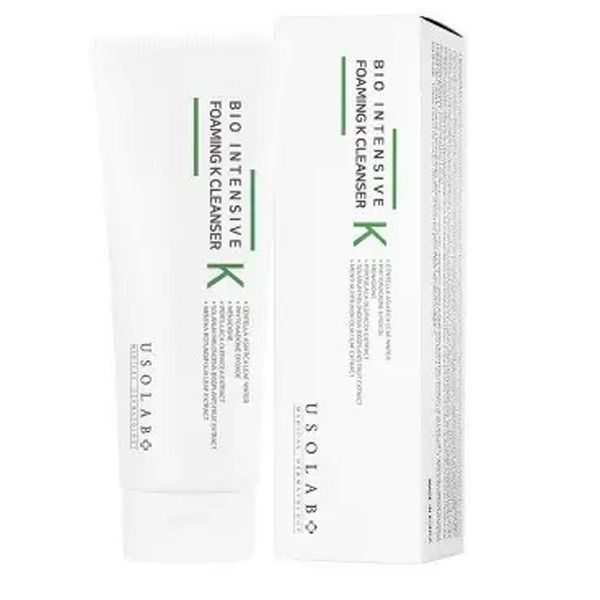 Делікатний засіб для вмивання з вітаміном К USOLAB Bio Intensive Foaming K Cleanser, 120 мл NC002202 фото