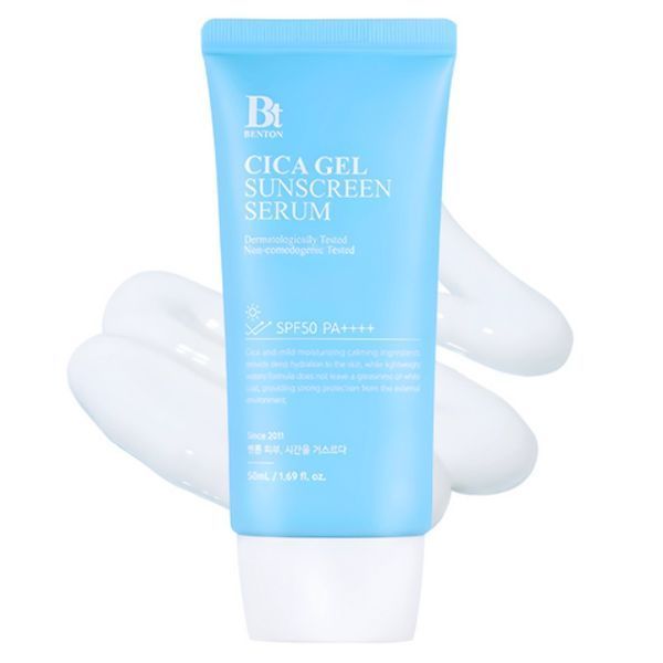 Зволожувальна сонцезахисна крем-сироватка з центелою Benton CICA Gel Sunscreen Serum SPF50 PA++++, 50 мл NC001993 фото Зволожувальна сонцезахисна крем-сироватка з центелою Benton CICA Gel Sunscreen Serum SPF50 PA++++, 50 мл NC001993 фото