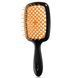 Гребінець для волосся Janeke Superbrush чорний з жовтогарячим NC000576 фото