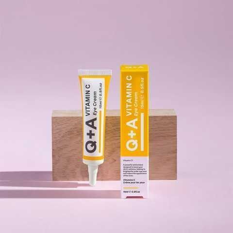 Крем для зони навколо очей з вітаміном С Q+A Vitamin C Eye Cream, 15 мл NC001169 фото