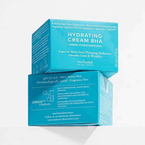 Зволожувальний крем з 8-ма видами гіалуронової кислоти MELUME Hydrating Cream 8HA, 50 мл NC004354 фото