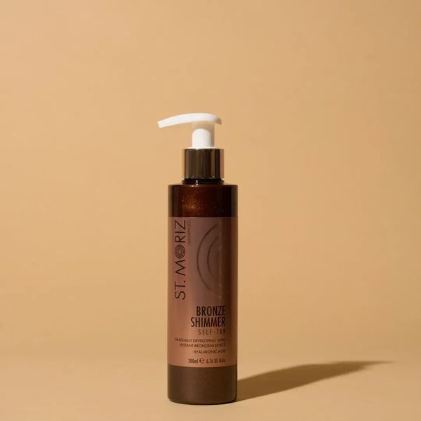 Засіб для бронзової засмаги з ефектом шимеру St Moriz Advanced Bronze Shimmer Tan, 200 мл NC004392 фото