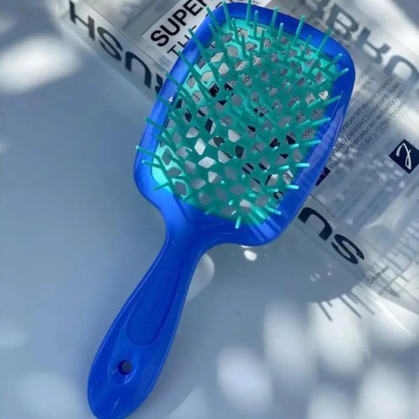 Гребінець для волосся Janeke Superbrush синій із блакитним NC001286 фото