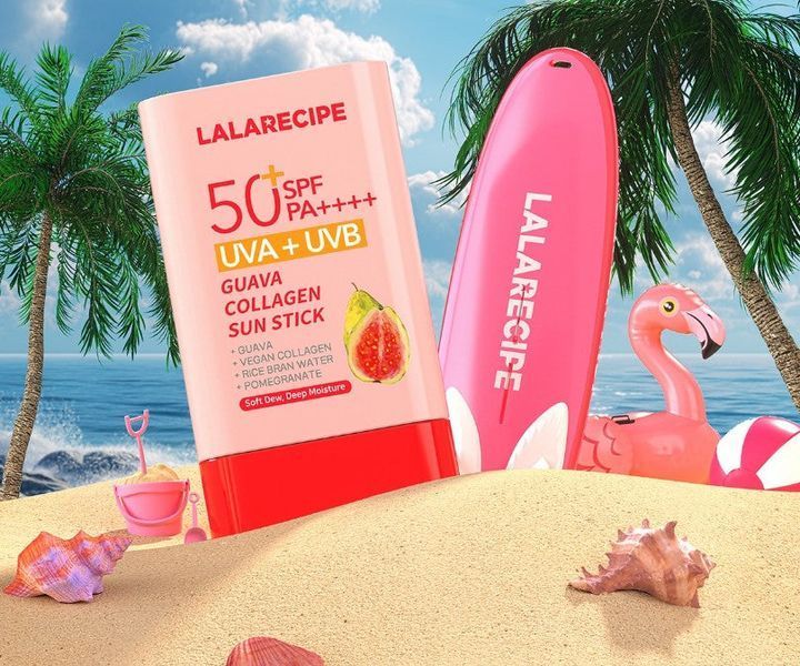 Сонцезахисний стік з екстрактом гуави LALARECIPE Guava Collagen Sun Stick Limited Edition, 20 г NC004601 фото