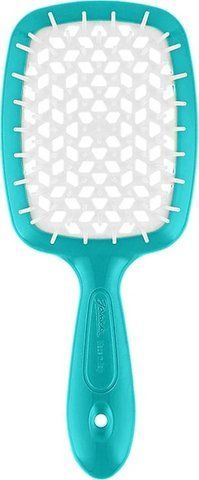 Гребінець для волосся Janeke Superbrush бірюзовий з білим NC000578 фото