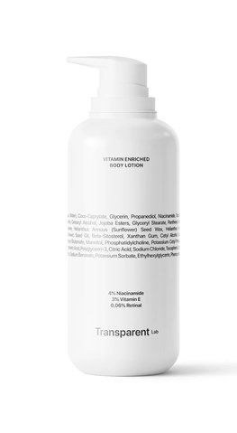 Збагачений вітамінами лосьйон для тіла TRANSPARENT-LAB Vitamin Enriched Body Lotion, 400 мл NC002530 фото