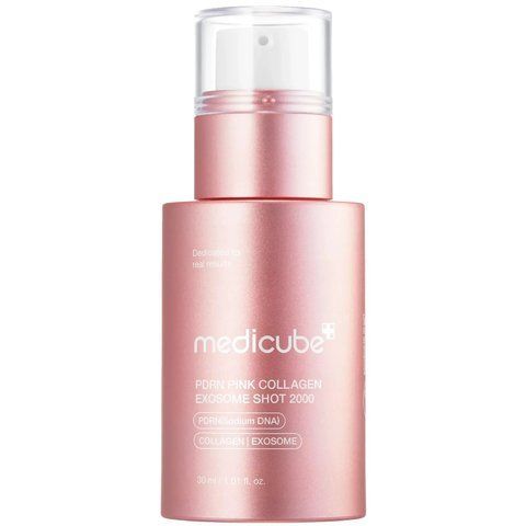 Регенеруюча сироватка з полінуклеотидами, екзосомами та спікулами Medicube PDNR Pink Collagen Exosome Shot 7500, 30 мл NC003522 фото