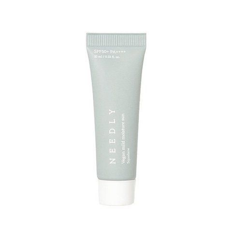 Зволожуючий сонцезахисний крем з рослинним скваланом Needly Vegan Mild Moisture Sun SPF 50+ PA++++, 10 мл NC002205 фото