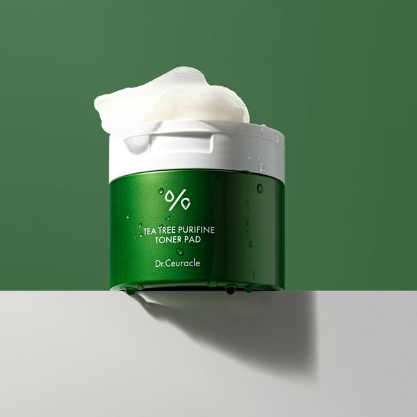 Тонізуючі пади з екстрактом чайного дерева Dr.Ceuracle Tea Tree Purifine Toner Pad, 60 шт NC003877 фото