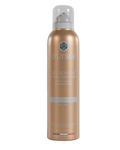Гель-піна для душу для чоловіків з мускусним ароматом O&rsquo;LYSEE Musc Ambr&eacute; extra foaming shower gel, 200 мл NC004669 фото
