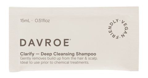 Делікатний глибокоочищаючий шампунь DAVROE Clarify Deep Cleansing Shampoo 15 мл NC002515 фото