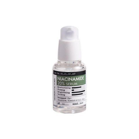 Освітлююча, протизапальна та себорегулююча сироватка сироватка Derma Factory Niacinamide 20% Serum, 30 мл NC003467 фото