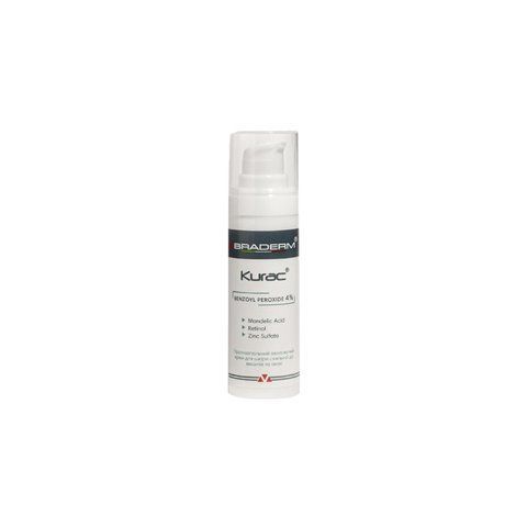 Нічний крем з бензоїл пероксидом Braderm Kurac Cream, 30 мл NC002472 фото
