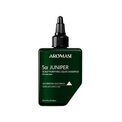 Рідкий пілінг-шампунь для шкіри голови AROMASE 5&alpha; Juniper Scalp Purifying Liquid Shampoo, 80 мл NC004713 фото