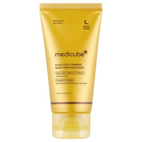 Нічна маска з койєвою кислотою та куркумою Medicube Kojic Acid Turmeric Night Wrapping Mask, 75 мл NC004757 фото