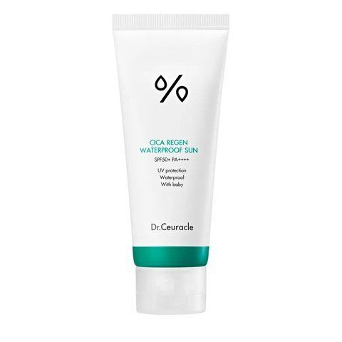 Водостійкий сонцезахисний крем з центелою азіатською Dr.Ceuracle Cica Regen Waterproof Sun SPF50+ PA++++, 100 мл NC001275 фото