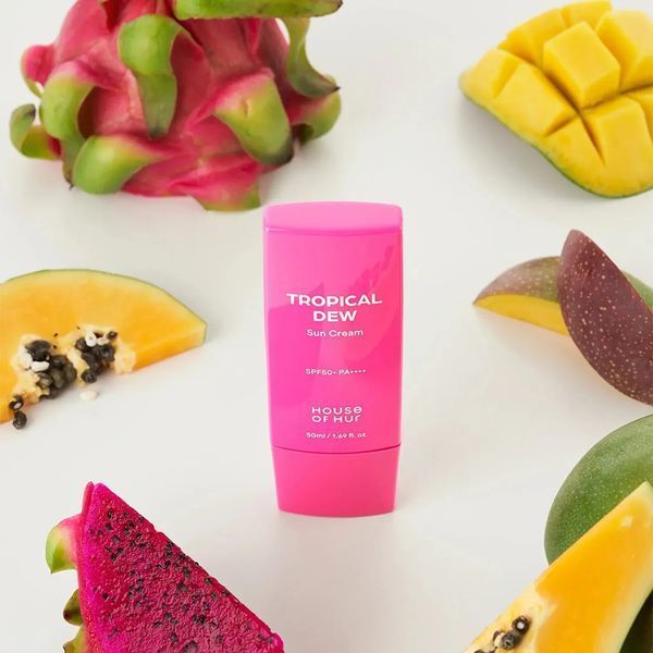 Зволожувальний сонцезахисний крем для обличчя House of Hur Tropical Dew Sun Cream SPF50+ PA++++, 50 мл NC004800 фото