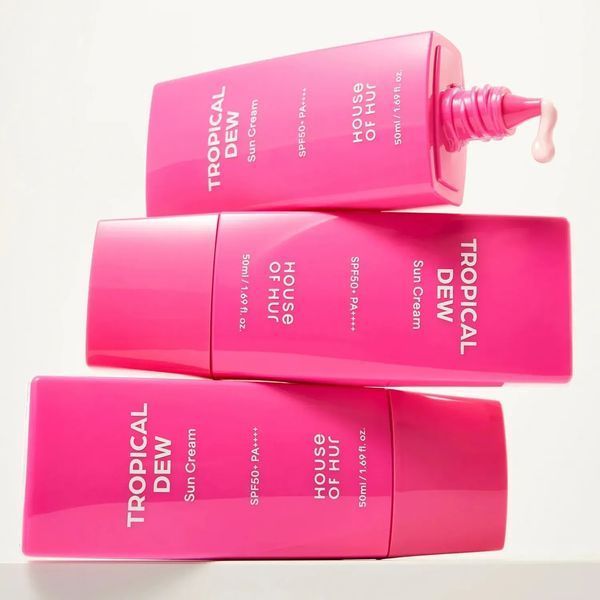 Зволожувальний сонцезахисний крем для обличчя House of Hur Tropical Dew Sun Cream SPF50+ PA++++, 50 мл NC004800 фото