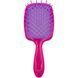 Гребінець для волосся Janeke Superbrush рожевий з фіолетовим NC000624 фото