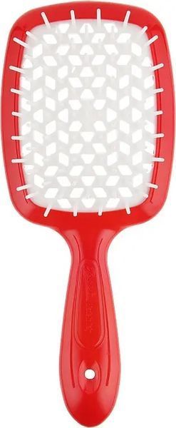 Гребінець для волосся Janeke Superbrush червоний з білим NC000579 фото