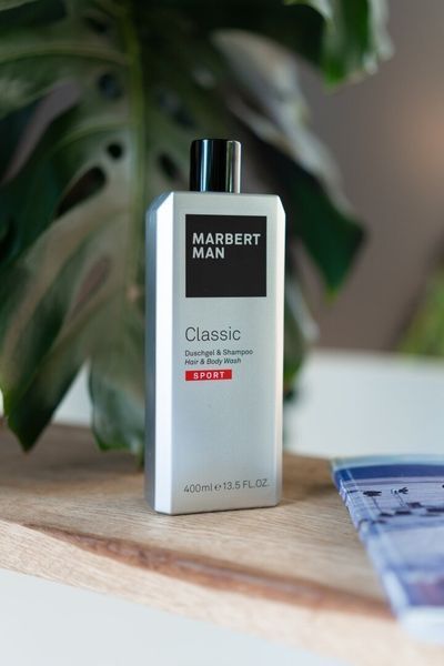 Шампунь та гель для душу Marbert Man Classic Sport Hair & Body Wash, 400мл NC002740 фото
