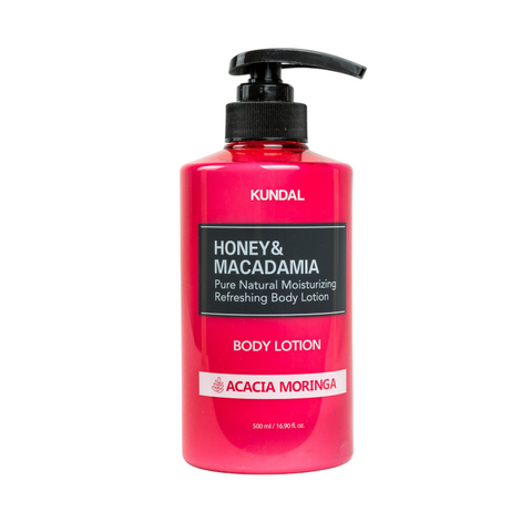 Лосьйон для тіла "Акація Морінга" Kundal Honey & Macadamia Pure Body Lotion Acacia Moringa, 500 мл NC004563 фото