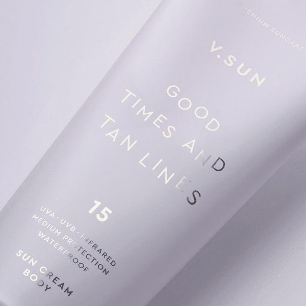 Сонцезахисний крем для тіла V.SUN SPF 15, 200 мл NC000162 фото