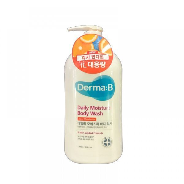 Гель для душу Derma:B Daily Moisture Body Wash Juicy Mandarine, 1000 мл NC004893 фото