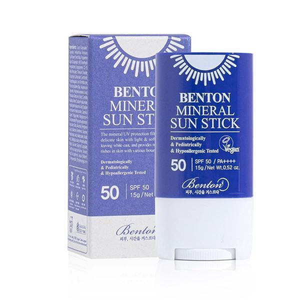 Сонцезахисний стік на мінеральній основі Benton Mineral Sun Stick SPF50+ PA++++, 15 г NC002211 фото