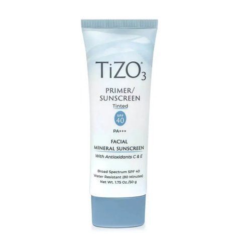 Крем/праймер мінеральний сонцезахисний з відтінком TiZO 3 Facial Primer/Sunscreen Tinted SPF 40, 50 г NC003482 фото