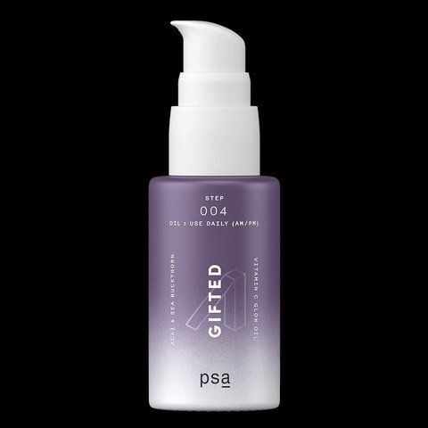 Сяюча олія для обличчя PSA Gifted acai & sea buckthorn vitamin C glow oil 15ml NC001587 фото