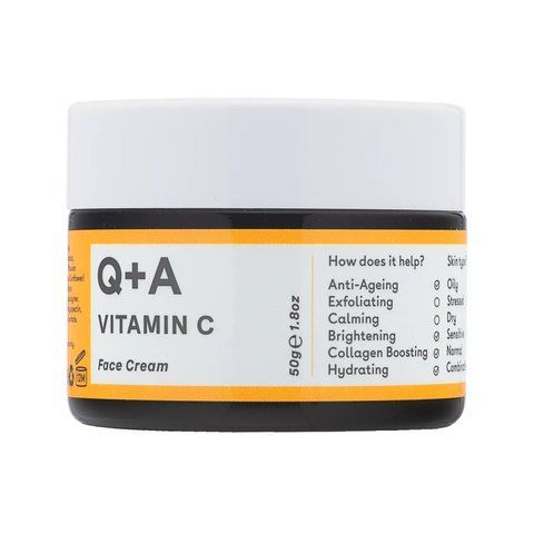 Освітлюючий крем для обличчя з вітаміном С Q+A Vitamin C Radiance Face Cream, 50 г NC003130 фото