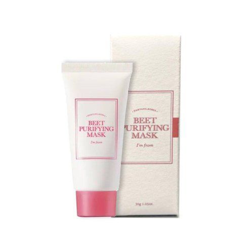 Глиняна маска для очищення пор з PHA-кислотою I'm From Beet Purifying Mask 30г NC002026 фото