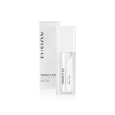 Освітлююча та колагеностимулююча нічна сироватка - ресурфейсер Ekseption Fusion Meso Vitamin C 5.0, 30 мл NC003170 фото