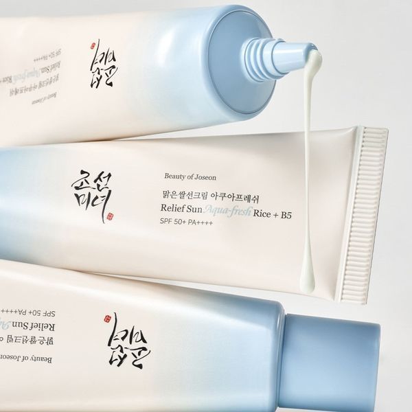 Сонцезахисний крем для обличчя з рисовою водою Beauty of Joseon Relief Sun Aqua-Fresh: Rice + B5 SPF50+/PA++++, 50 мл NC002659 фото