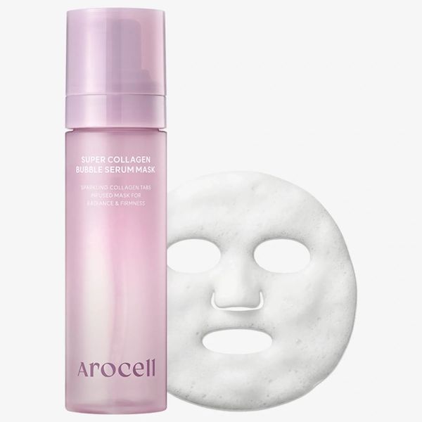 Бульбашкова сироватка-маска з колагеном Arocell Collagen Bubble Serum Mask, 90 мл NC004642 фото