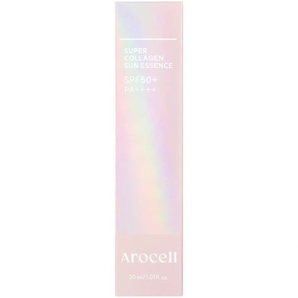 Сонцезахисна есенція для обличчя з колагеном SPF50+ PA++++ Arocell Super Collagen Sun Essence, 30 мл NC004816 фото