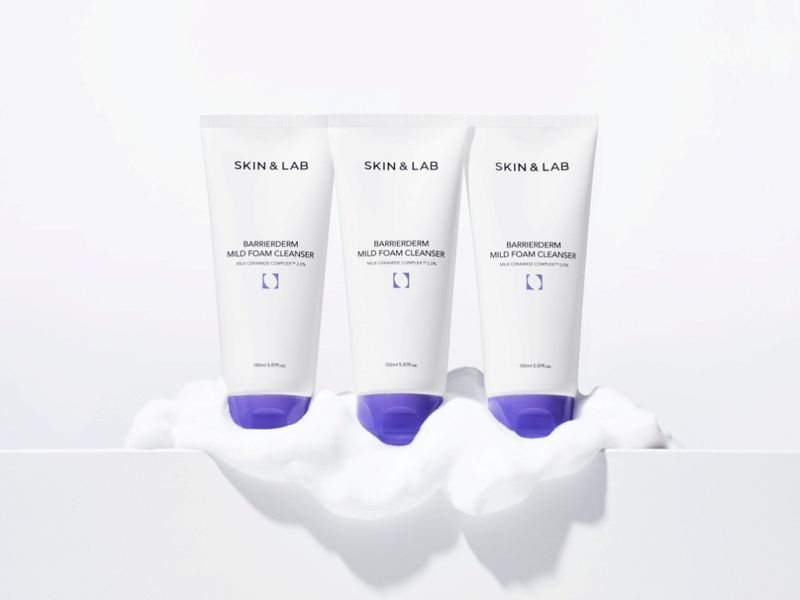 М&rsquo;яка пінка для очищення шкіри SKIN&LAB Barrierderm Mild Foam Cleanser, 150 мл NC001393 фото