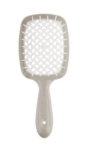 Гребінець для волосся Janeke Superbrush small сірий з білим NC000629 фото