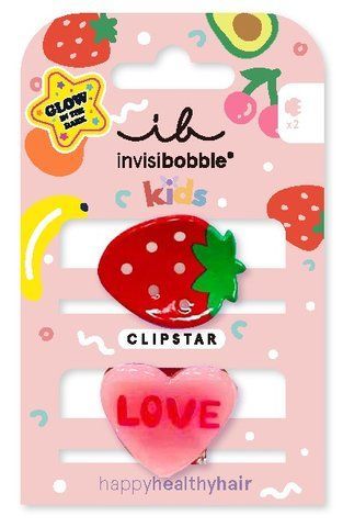 Заколка для волосся invisibobble CLIPSTAR GLOW KIDS Frutti Strawberry NC003416 фото